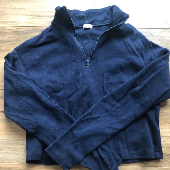 Garage Cropped Quarter-Zip - Picture 2 of 3